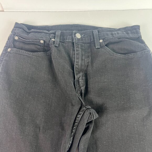 Levi's Jeans Men 33x29* 559 Relaxed Straight Black Faded Stretch Denim Tag 32x30 - Picture 2 of 16
